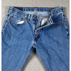 Levi's 505 Regular Fit Straight Jeans Men's 34x29 Fit (34x26.5) Medium Wash